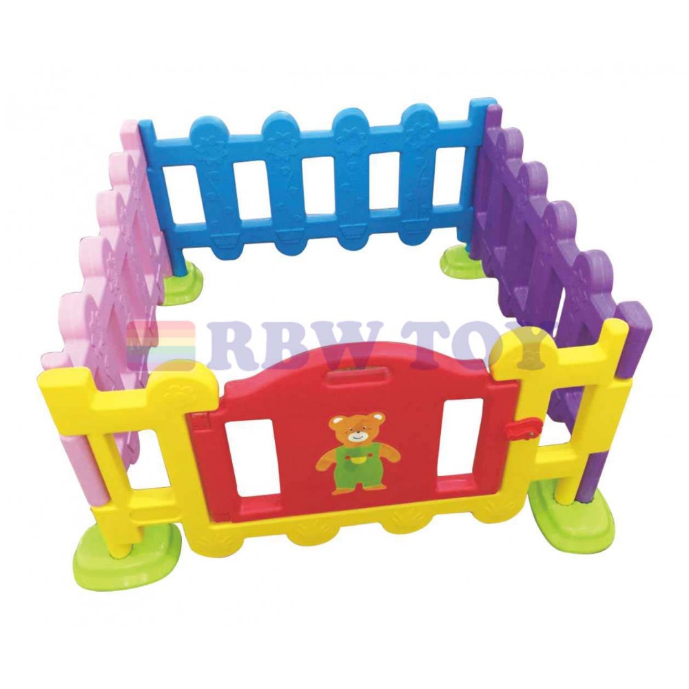RBWTOYS Kids square type multi Color Playpen fence 4meter RW-16413