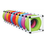 Kids multi colour tyre tunnel and climber RW-16610