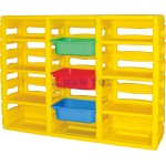 Plastic storage organizer shelf RW-16632