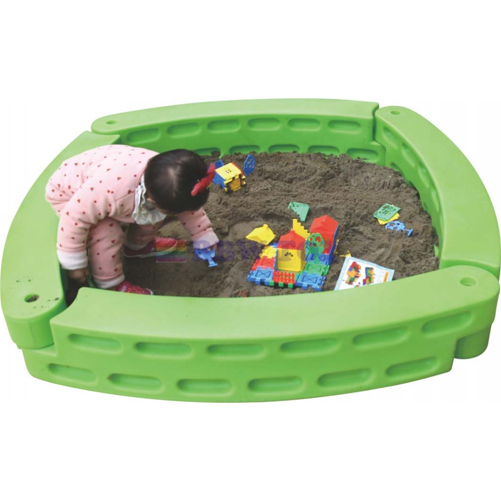 plastic sand and water pit