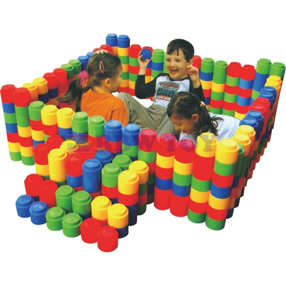 Kids round block plastic toys game RW-16646