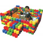 Kids round block plastic toys game RW-16646